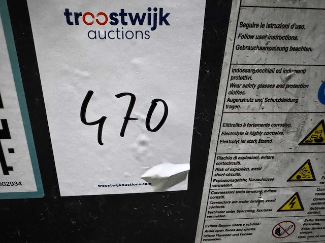 Vorkheftruck/e-truck batterij 48v 375ah - afbeelding 3 van  3