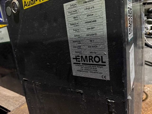 Vorkheftruck/e-truck batterij 48v 375ah - afbeelding 1 van  3