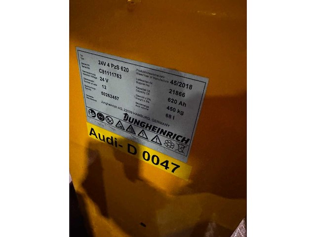 Vorktruck/e-truck accu nog steeds 24v 620ah - afbeelding 2 van  3