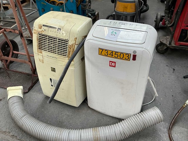 Vortice / dc mobiele airco (2x) - afbeelding 1 van  8