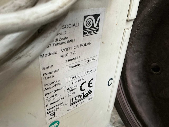 Vortice / dc mobiele airco (2x) - afbeelding 7 van  8
