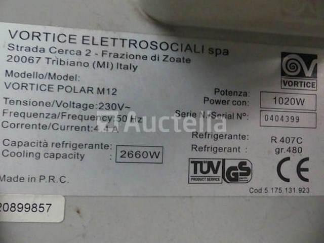 Vortice polar m12 airco-verwarming - afbeelding 7 van  8