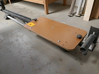 Vouwbare machine onderstel