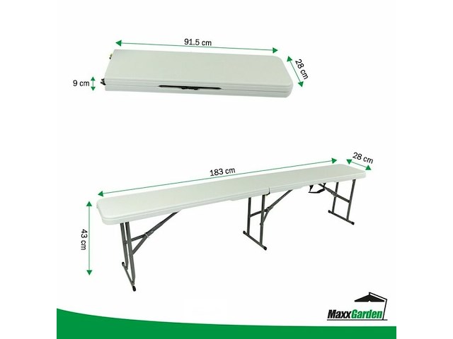 Vouwbare zitbank - afbeelding 3 van  4