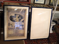 Vouwkader (x2) + oude affiche - afbeelding 2 van  5