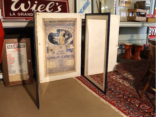 Vouwkader (x2) + oude affiche - afbeelding 3 van  5
