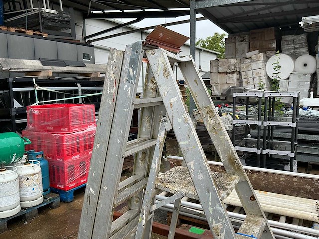 Vouwladder (2x) - afbeelding 2 van  2