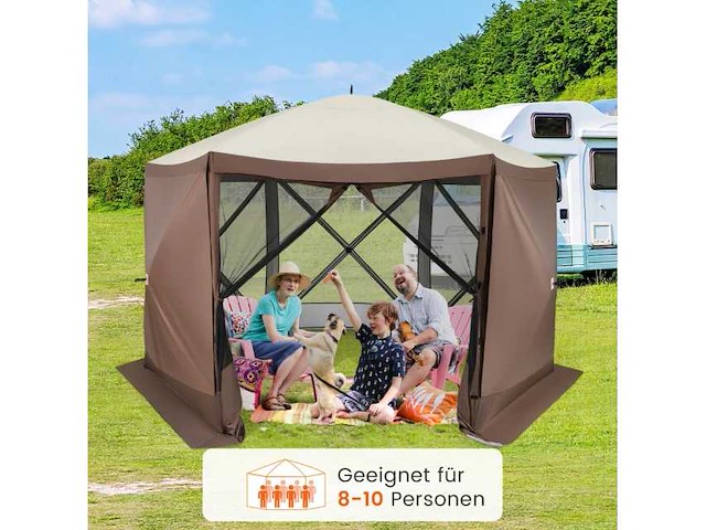 Vouwpaviljoentent voor 8 tot 10 personen - afbeelding 5 van  6