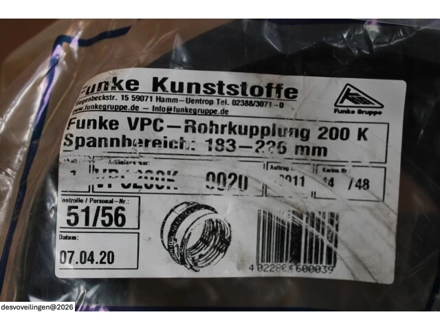 Vpc-buiskoppeling (183mm tot 226mm) - afbeelding 3 van  3
