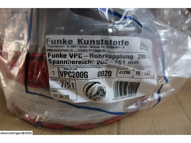 Vpc-buiskoppeling (200mm tot 261mm) - afbeelding 3 van  3