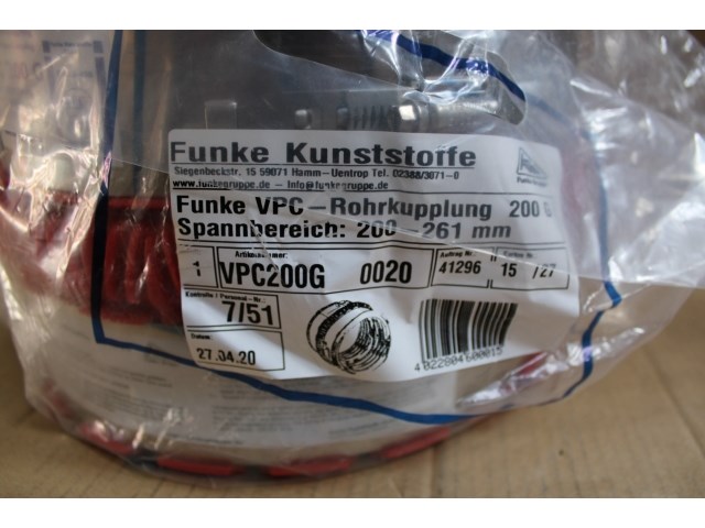 Vpc-buiskoppeling (200mm tot 261mm) - afbeelding 2 van  2