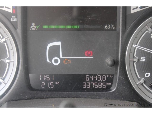 Vrachtwagen daf, lf 210 fa, xlrael2500l476770, 1e insch 31/08/2018, 4500cm³, 157kw, diesel, euro 6, 337585km, inschrijvingsbewijs deel i en ii, keuringsbewijs (geldig tot 04/09/2026), gelijkvormigheidsattest, identificatieverslag - afbeelding 4 van  20