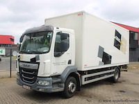 Vrachtwagen daf, lf 210 fa, xlrael2500l476770, 1e insch 31/08/2018, 4500cm³, 157kw, diesel, euro 6, 337585km, inschrijvingsbewijs deel i en ii, keuringsbewijs (geldig tot 04/09/2026), gelijkvormigheidsattest, identificatieverslag