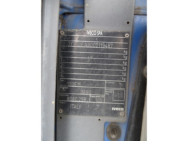 Vrachtwagen iveco 120e15 - afbeelding 19 van  37