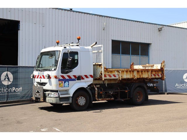 Vrachtwagen kipper renault midlum 180 diesel 113pk 2001 - afbeelding 1 van  1