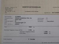 Vrachtwagen man, tgm, wman16zz5by261798, 1e insch 06/04/2011, 6871cm³, 184kw, diesel, euro 5, 546089km, kentekenbewijs deel i + ii, keuring geldig tot 04/10/2025, identificatieverslag - afbeelding 7 van  16