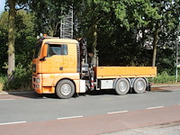 Vrachtwagen man tgx 26.480 6x4 bls diesel 480pk 2009 met kraanarm hiab - afbeelding 1 van  1