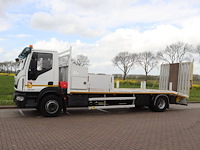 Vrachtwagen platte laadbak iveco 160-210 diesel 204pk 2019 - afbeelding 1 van  1