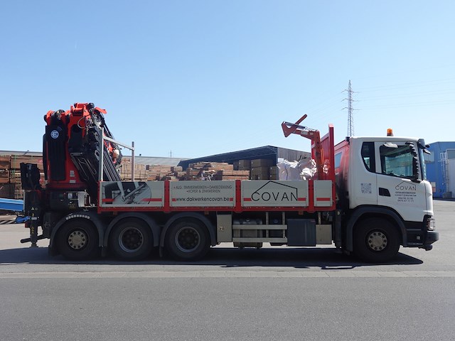 Vrachtwagen scania g410 + kraan effer 685/6s-jib 6s - afbeelding 12 van  27
