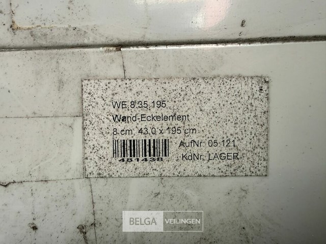 Vries-koelcel - afm b190 x d195 x h210 cm - afbeelding 7 van  12