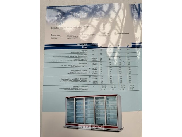 Vries-koelcel vitrine - afm b167 x d95 x h225 cm - afbeelding 15 van  17