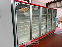 Vries-koelcel vitrine - afm b400 x d95 x h225 cm