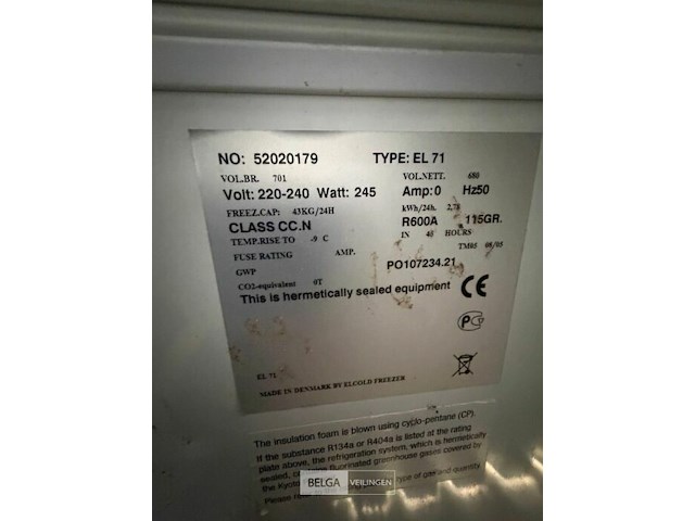 Vrieskist elcold - afbeelding 4 van  5