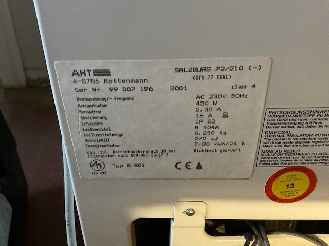 Vriezer glas schuif - afbeelding 1 van  4