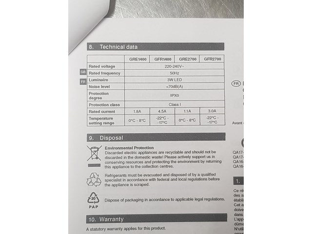 Vriezer metro 17me79152 - afbeelding 6 van  6