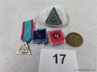 Vrijmetselarij 5 stuks