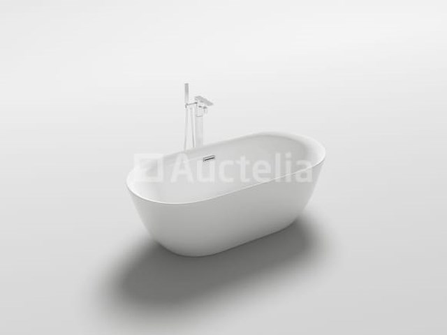 Vrijstaand bad wit - 170x80x60cm - incl. drain & sifon - afbeelding 1 van  4