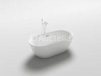 Vrijstaand bad wit - 170x80x60cm - incl. drain & sifon - afbeelding 1 van  4