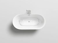 Vrijstaand bad wit - 170x80x60cm - incl. drain & sifon - afbeelding 2 van  4