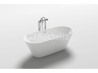 Vrijstaand bad wit - 170x80x60cm - incl. pop up drain & sifon - afbeelding 2 van  4