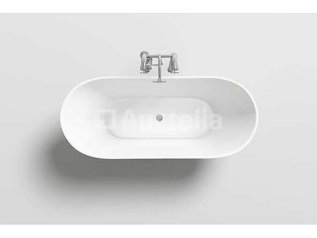 Vrijstaand bad wit - 170x80x60cm - incl. pop up drain & sifon - afbeelding 1 van  4