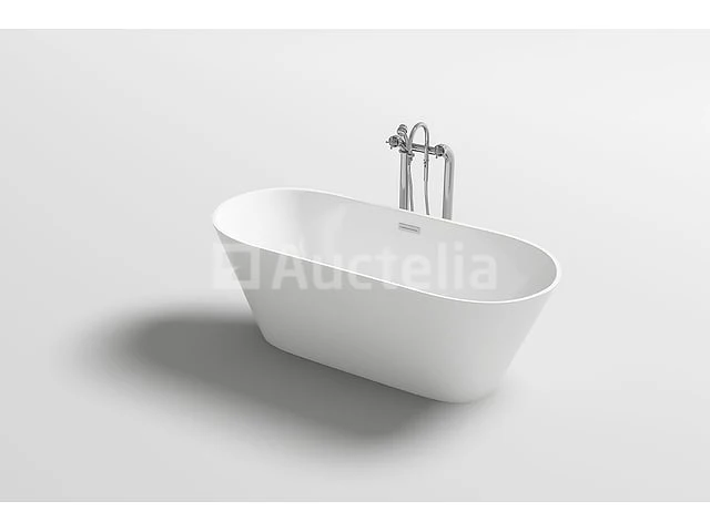 Vrijstaand bad wit - 170x80x60cm - incl. pop up drain & sifon - afbeelding 3 van  4