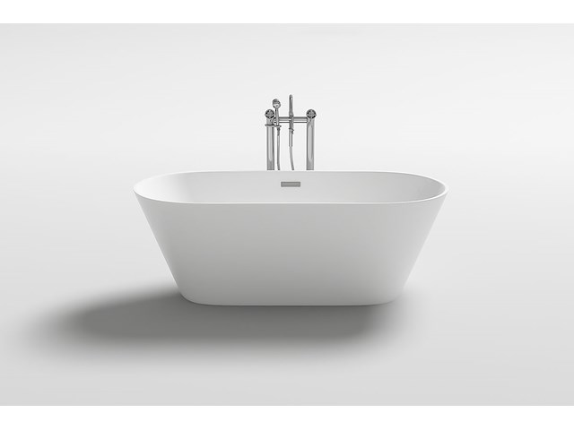 Vrijstaand bad wit - 170x80x60cm - incl. pop up drain & sifon - afbeelding 1 van  4
