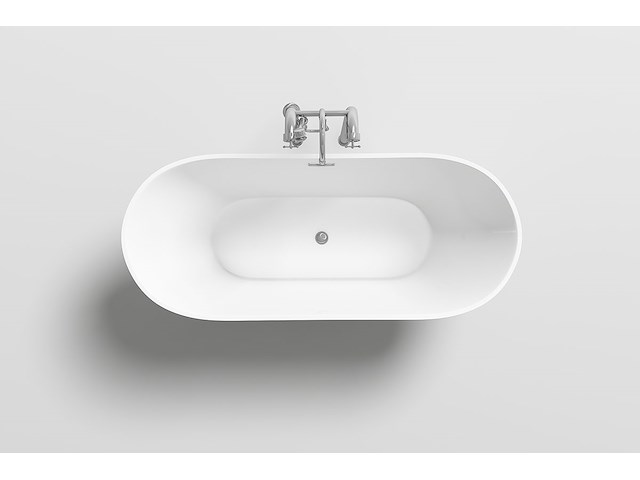 Vrijstaand bad wit - 170x80x60cm - incl. pop up drain & sifon - afbeelding 3 van  4