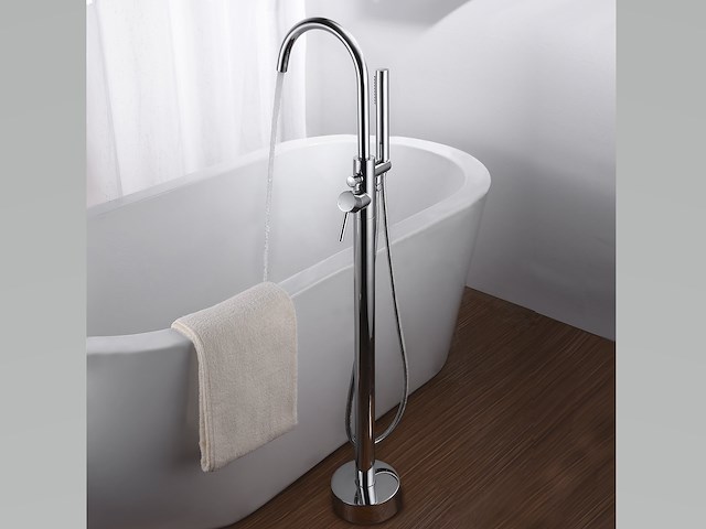 Vrijstaande badkraan - chrome - afbeelding 2 van  7