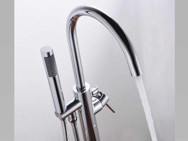 Vrijstaande badkraan - chrome - afbeelding 4 van  7