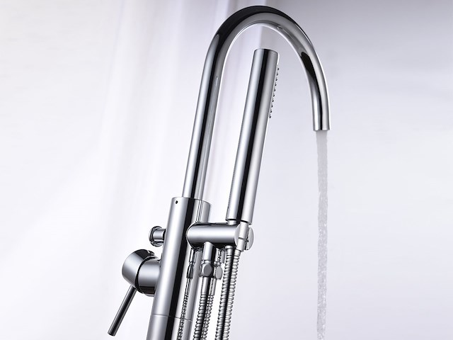 Vrijstaande badkraan - chrome - afbeelding 2 van  7