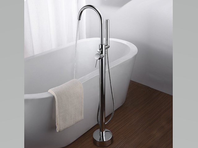 Vrijstaande badkraan - chrome - afbeelding 3 van  7