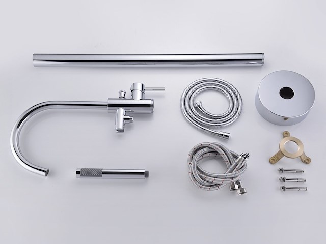 Vrijstaande badkraan - chrome - afbeelding 6 van  7