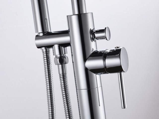 Vrijstaande badkraan - chrome - afbeelding 7 van  7