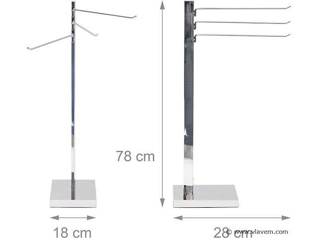 Vrijstaande handdoekdroger - afbeelding 5 van  5