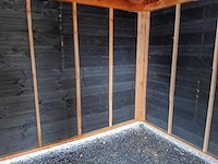 Vrijstaande hoekoverkapping met berging 600x600x257cm - afbeelding 11 van  13