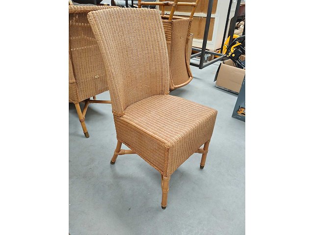 Vs lloyd loom collection - - eetkamerstoel riet (8x) - afbeelding 3 van  5