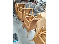 Vs lloyd loom collection - - eetkamerstoel riet (8x) - afbeelding 5 van  5