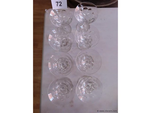Vsl champagne coupes 8 stuks - afbeelding 4 van  4