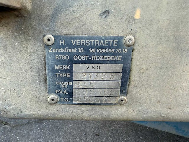 Vso - 1991 - d21325 - aanhangwagen - afbeelding 13 van  20